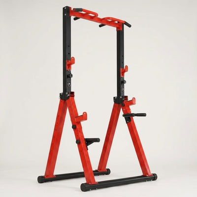Power Tower Station Built for Complete Strength Training, 700lb Capacity, Foldable Design, Adjustable Height