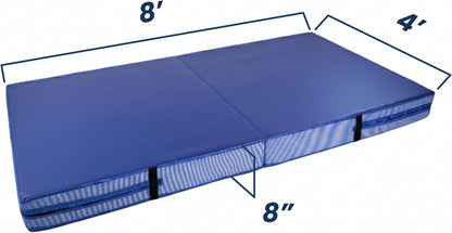 Flooringinc'S Folding Gymnastics Crash Mat – Thick Safety Landing Pad for Tumbling, Martial Arts & Training, Two Size Options: 2 Inch X 4 Ft X 6 Ft or 8 Inch X 4 Ft X 8 Ft