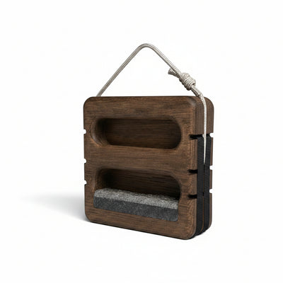Portable Hangboard | Rock Climbing Hangboard | Hang Board for Climbing | Fingerboard | Strengthen Your Fingers | Bouldering Gifts | Hard Wood