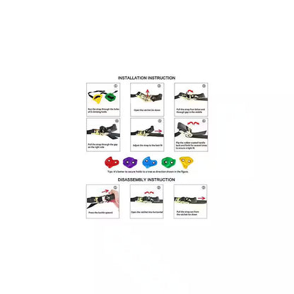 20 Rock Climbing Holds and 6 Ratchet Straps for Kids and Adults, Build Climbing Wall Grips for Indoor and Outdoor Play