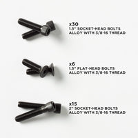 Starter Pack | 51 Premium Plastic Rock Climbing Holds Designed for Beginners | Includes Jugs, Crimps, and Pinches in Multiple Sizes